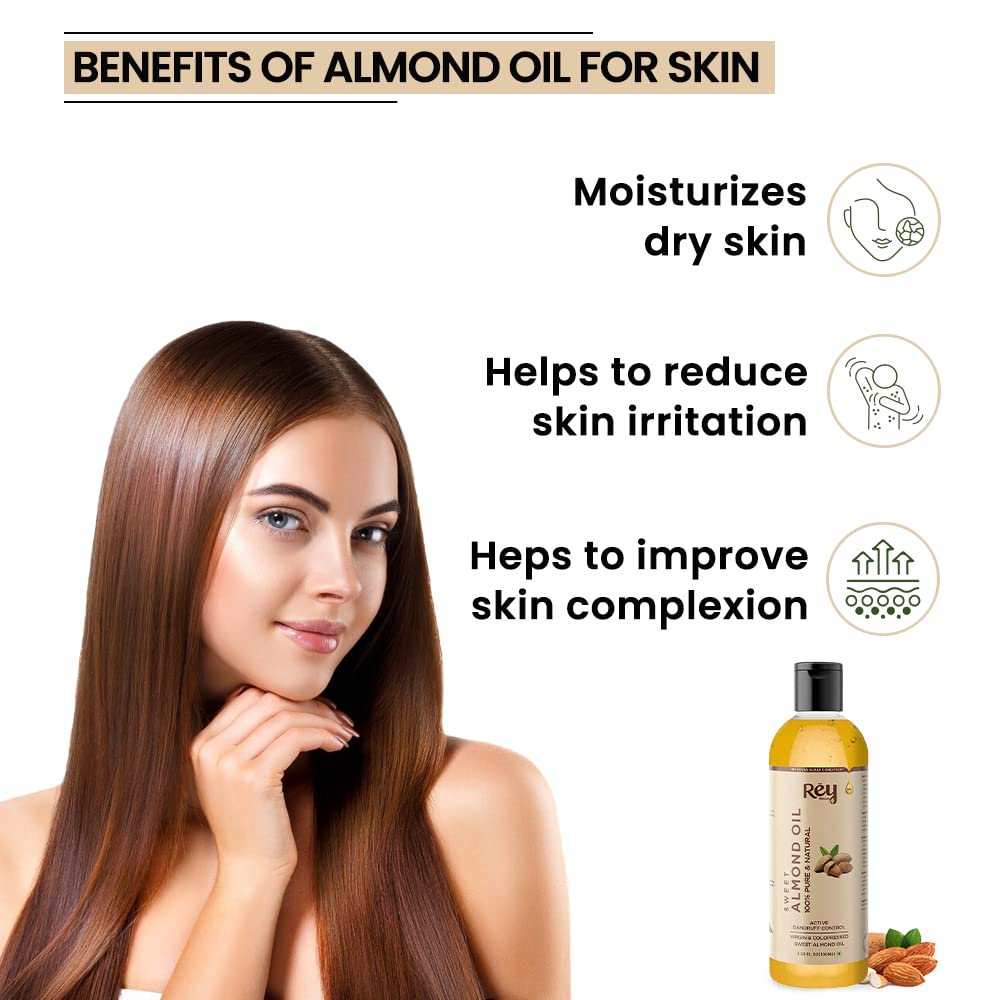 La Flora Organics Sweet Almond Oil 100 Pure cold pressedSkin  Hair Care   100 Ml  Natures Own Personal Care