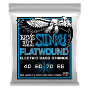 Ernie Ball 2815 Extra Slinky Flatwound Bass 40-95 Cobalt Flatwound Saitensatz