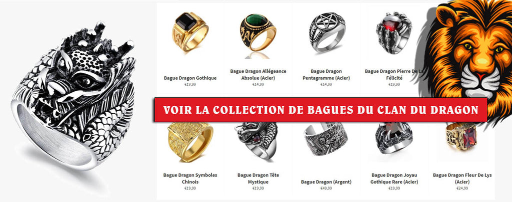 Collections Bagues Clan Du Dragon
