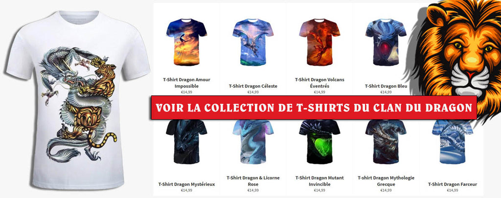 Collection de T-Shirts du Clan Du Dragon