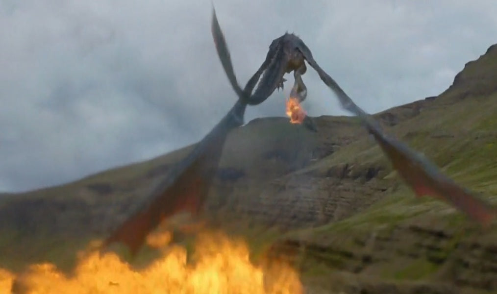 Drogon chasse des chèvres