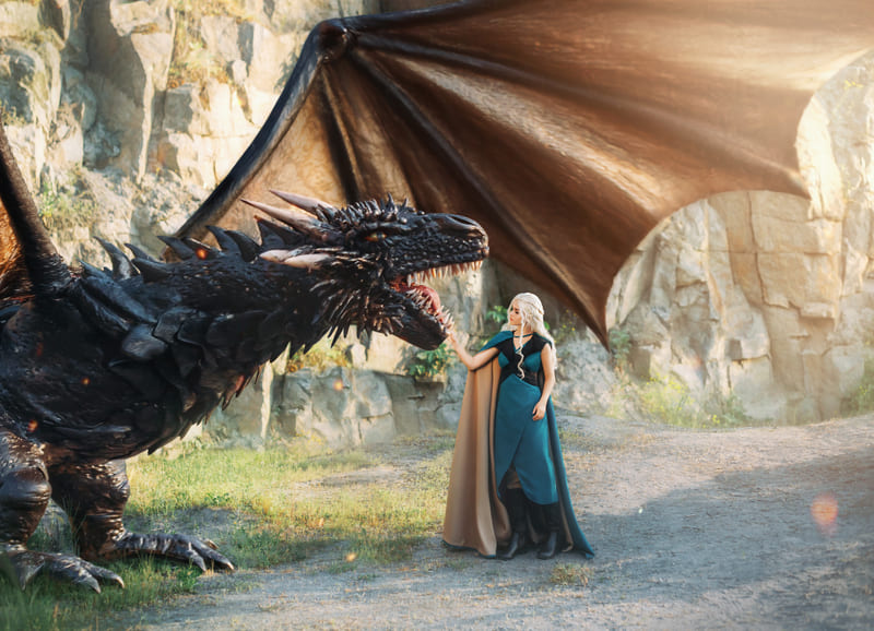 Daenerys et son Dragon