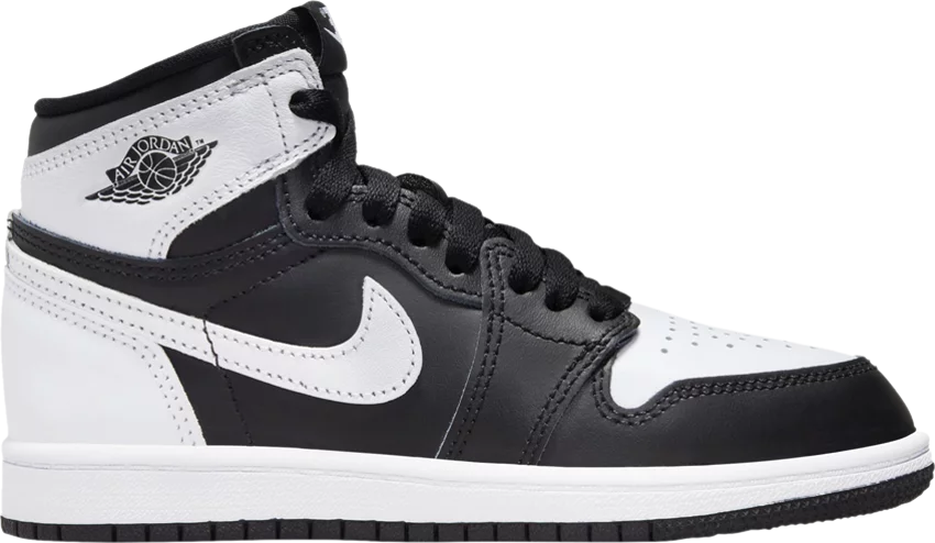 1 Jordan1RetroHighOGBlackWhite PS FD1412 010