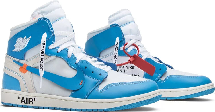 5 Jordan 1 Retro High Off White University Blue AQ0818 148