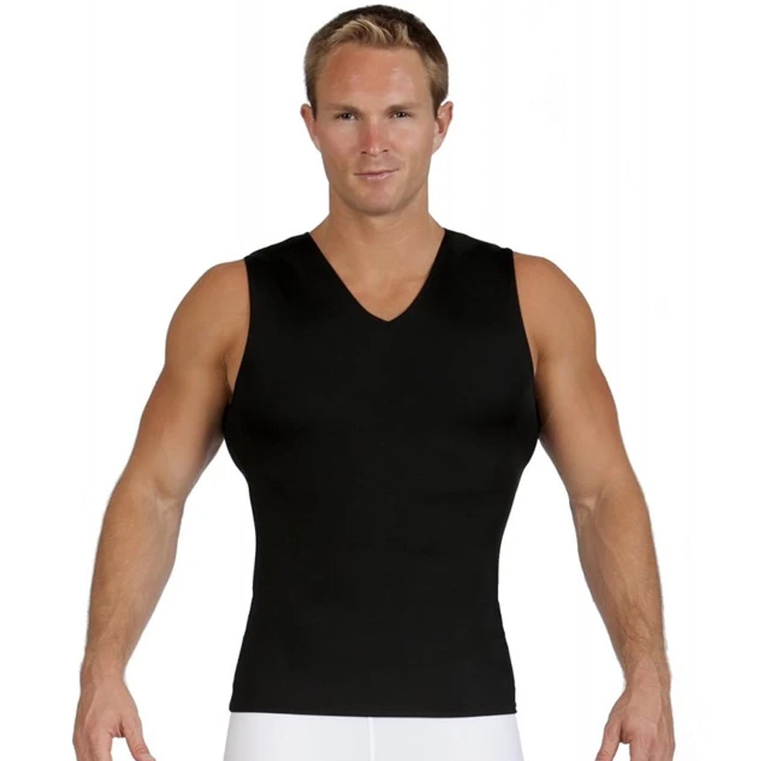 Insta Slim Compression Sleeveless V Neck Tank ISVS00N1 – InstaSlim