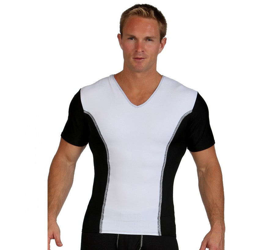 I.S.PRO USA Activewear Two-Tone V-Neck W/Contrast Stitching VA00TT1 ...