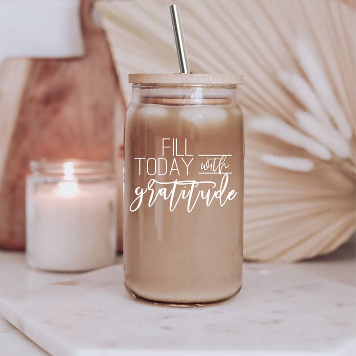 Gratitude Bamboo Tumbler