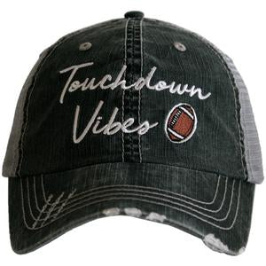 Touchdown Vibes Trucker Hat- Gray