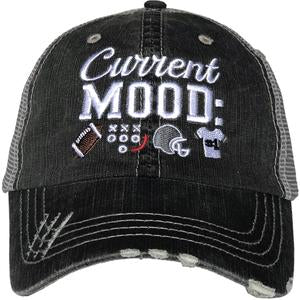 Current Mood: Football Trucker Hat- Gray