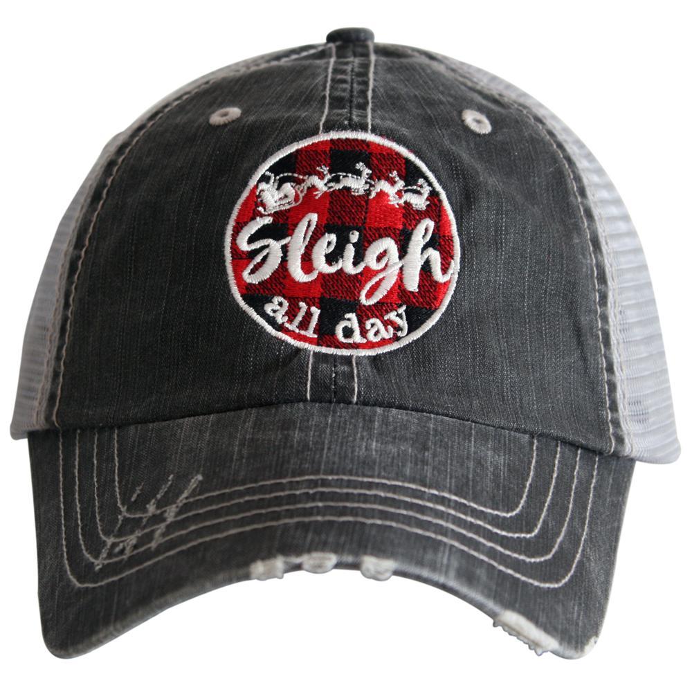 Sleigh All Day Trucker Hat- Gray