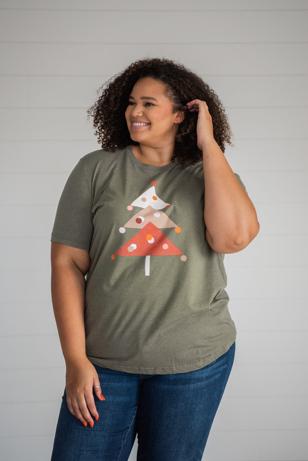 Triangle Tree Graphic Tee