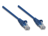 Cable de Red (Patch Cord), Cat 6, RJ45 - RJ45 (M-M), 0.5 Metros, Color Azul, INTELLINET 342568