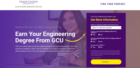 Analysis of landing pages of overseas universities| Case study