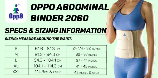 Shop Abdominal Binder (Elastic) 2060 with Foam Panel by Oppo