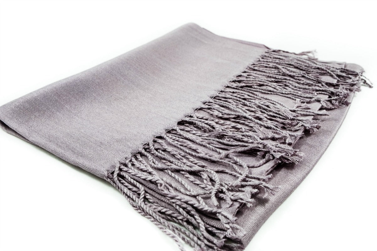 silver pashmina scarf