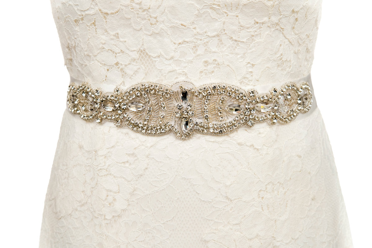 vintage wedding dress sashes belts