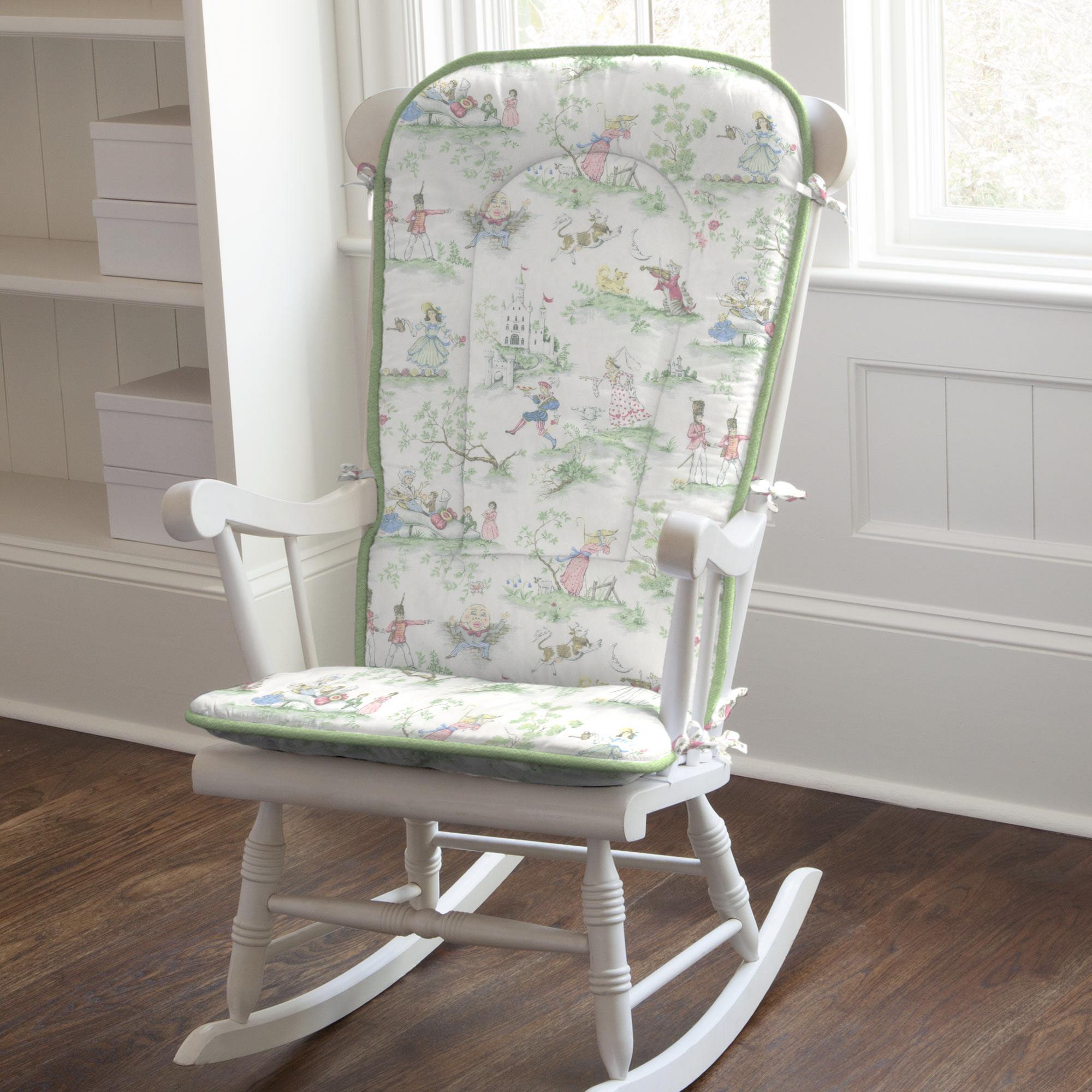 Featured image of post Rocking Chair Cushions For Nursery : Curved base allows you to rock back and forth.