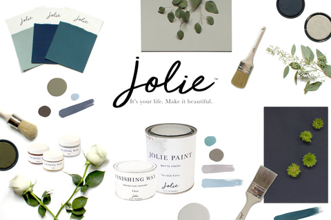 Jolie Matte Finish Paint - Swedish Grey, Quart