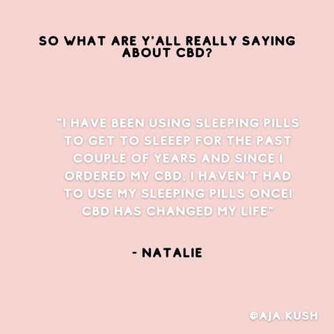 CBD review after using sleeping pills