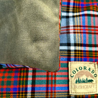 All Natural Bushcraft Cooshun - Waxed Canvas and Wool Sitting Pad