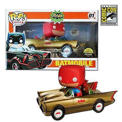 Funko Pop! Batman Classic TV Series Gold Batmobile Exclusive #01 (Ligh –  Undiscovered Realm