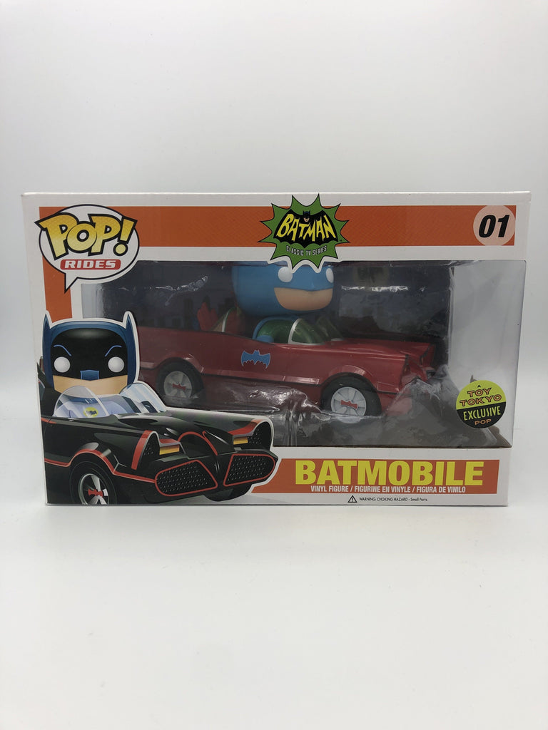 Funko Pop! Batman Classic TV Series Red Batmobile Exclusive #01 (Shelf –  Undiscovered Realm
