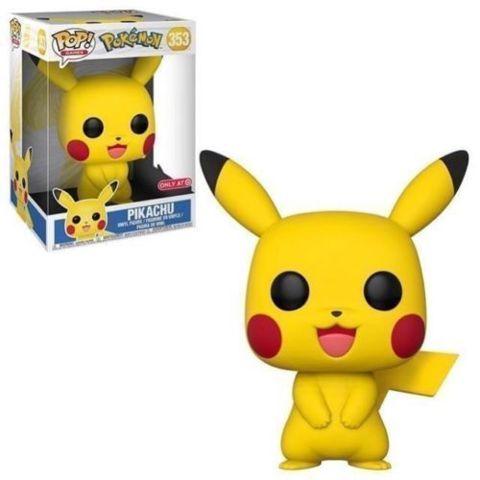 Funko Pop Pokemon Pikachu 10 Inch Exclusive 353 Additional Shipping Undiscovered Realm