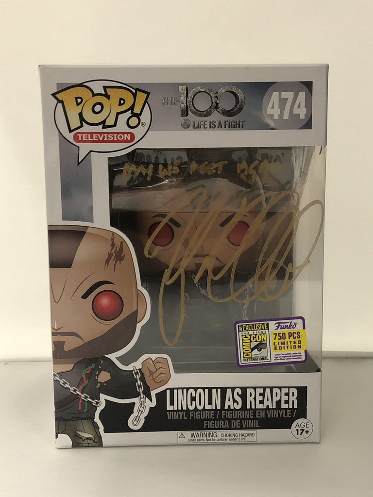Vallen Commissie Vernietigen Funko Pop! The 100 Lincoln As Reaper SDCC Exclusive Signed Autographed –  Undiscovered Realm