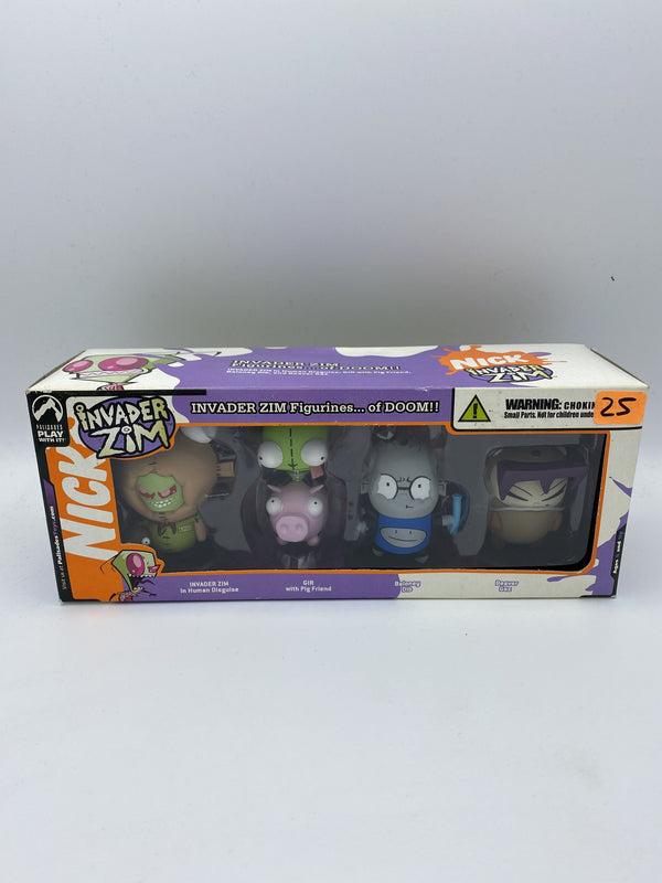 Palisades Toys Nickelodeon Invader Zim Figurines of Doom Pack (Zim, Gi ...