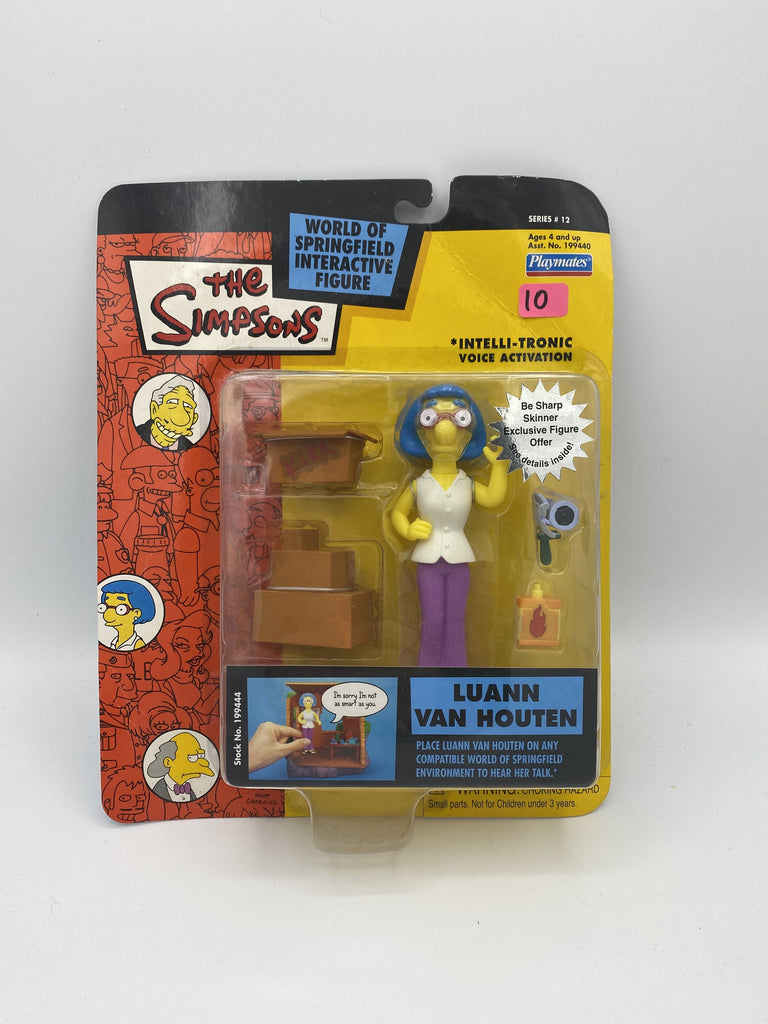 Playmates The Simpsons Luann Van Houten Series 12 Action Figure Undiscovered Realm 7895