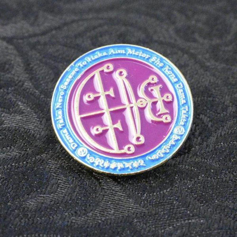 Amulet-Amuletos-Spirit Aim Magic Beacon Lapel Pin don ƙirƙira, ƙirƙira, fara'a, cire tubalan da zuga-Duniya na Amulet-Duniya na Amulet