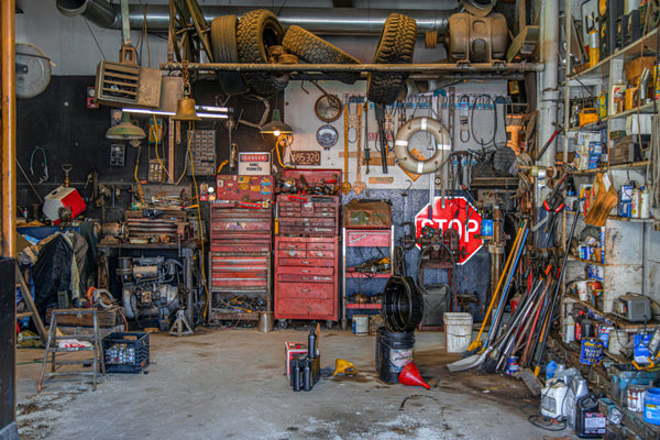 The importance of keeping your garage clean and tidy.