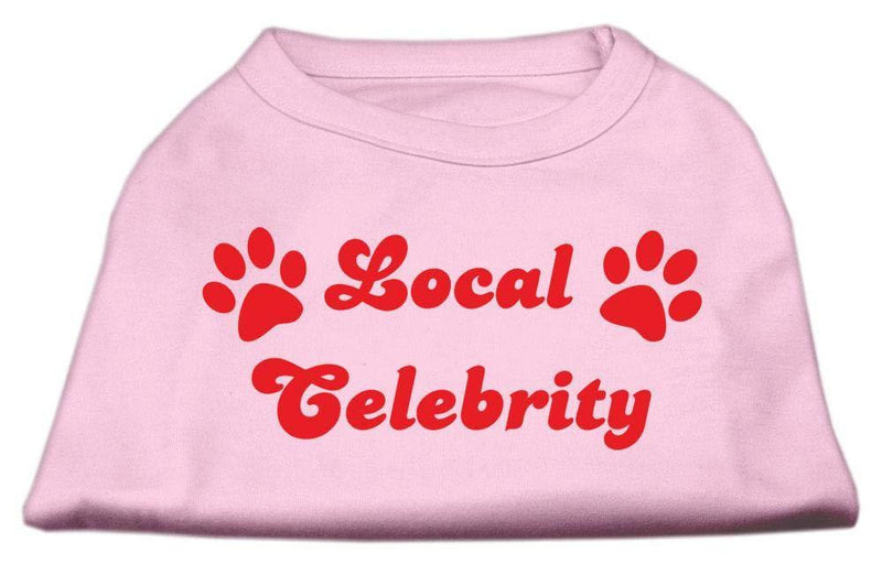 [Australia] - Mirage Pet Products 14-Inch Local Celebrity Screen Print Shirts for Pets, Large, Pink 