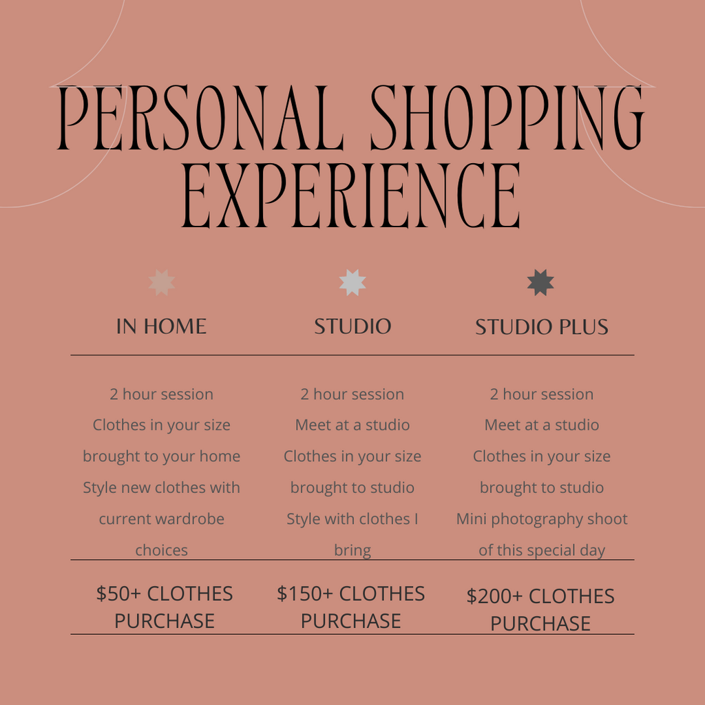 Personal Shopping Experience STUDIO – Stella & Ro