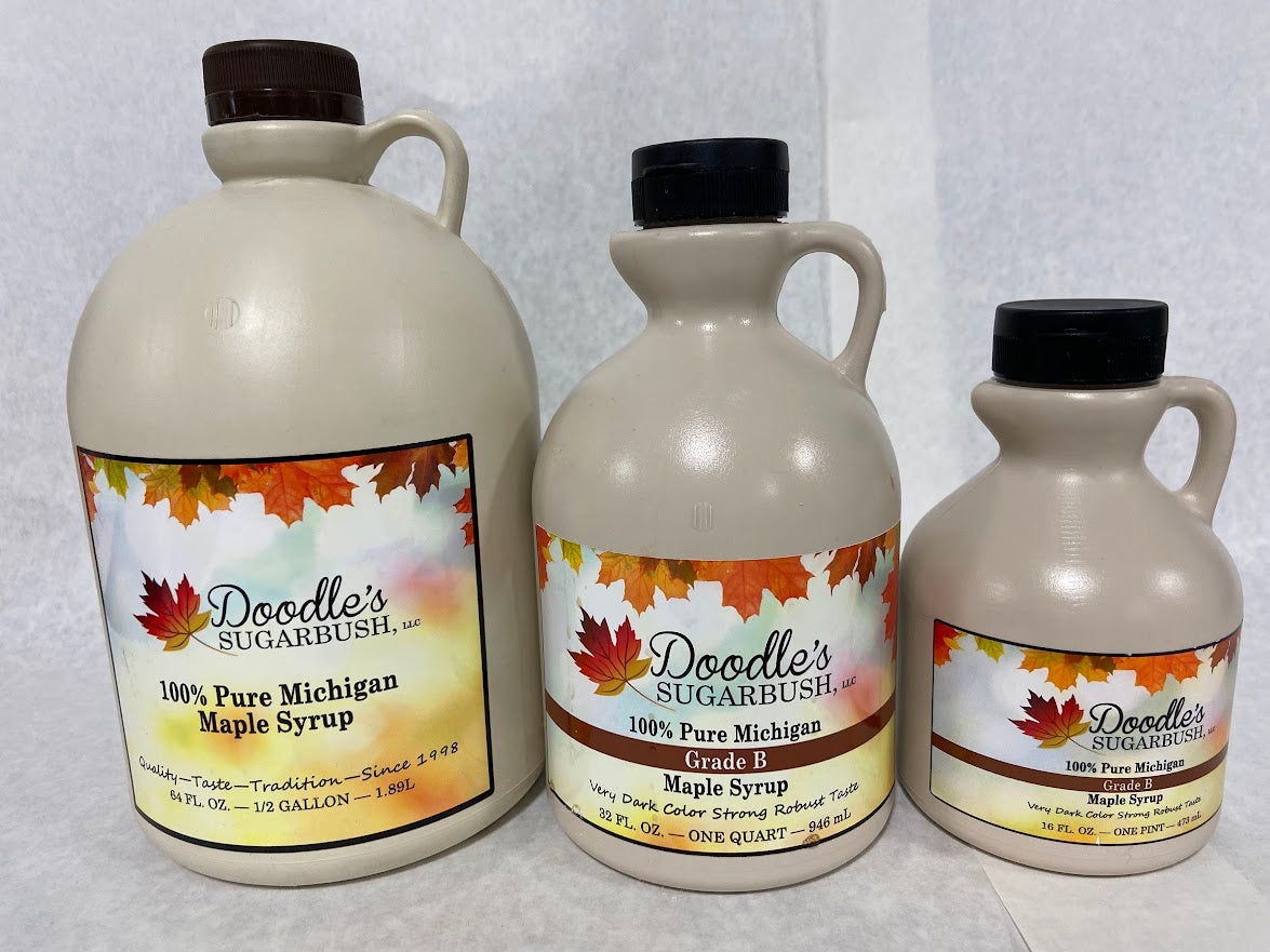 Grade B Maple Syrup Doodles Sugarbush Llc 100 Pure Michigan Maple Syrup 3079