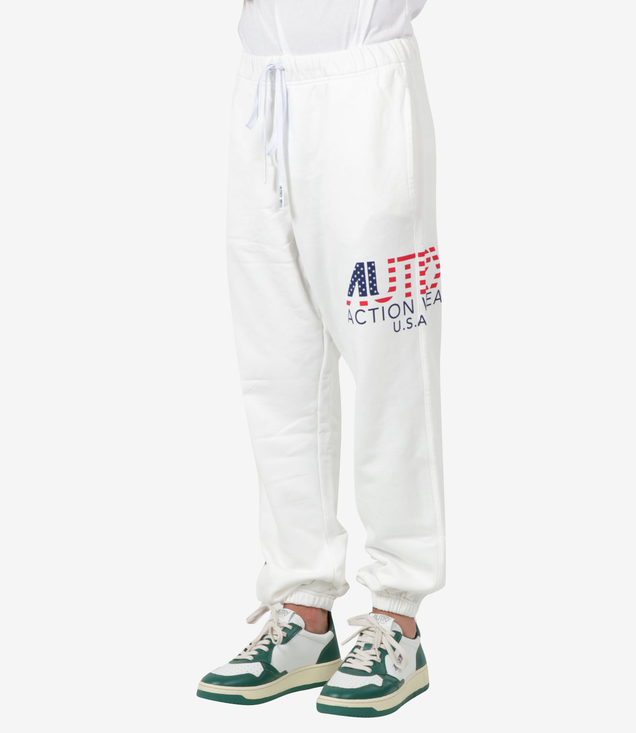 Autry Autry | Pantalone Sportivo Iconic Bianco PAIM | carmenboutique.it