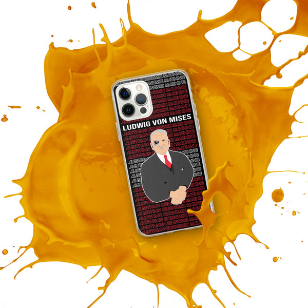 Ludwig von Mises - Austrian Economics Machine iPhone Case - Proud Libertarian