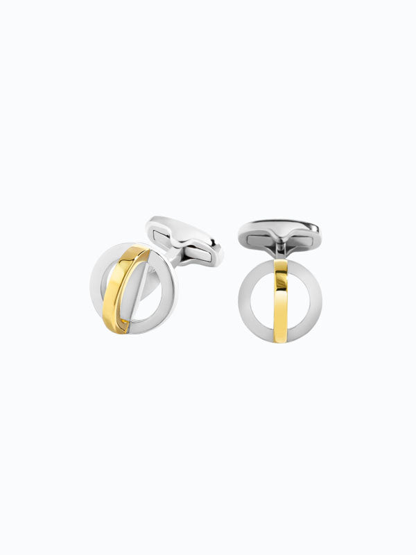 Cross Circle Cufflinks