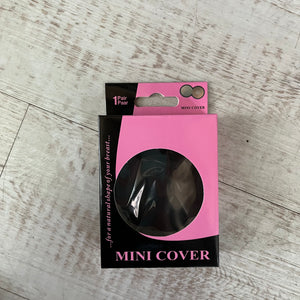 Black Adhesive Breast Mini Cover Pad - Peplum Clothing 