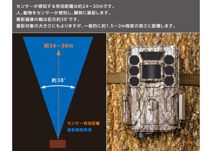 トレイルカメラ 30MPノーグロウ