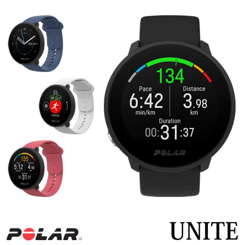 ブラック】 Polar ポラール Unite GPS フィットネス スマートウォッチ