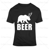 Beer Bear Funny T Shirt Design