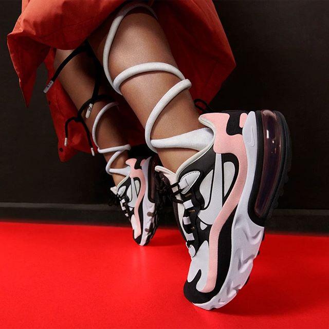 2019 womens nike air max 270 react bleached coral