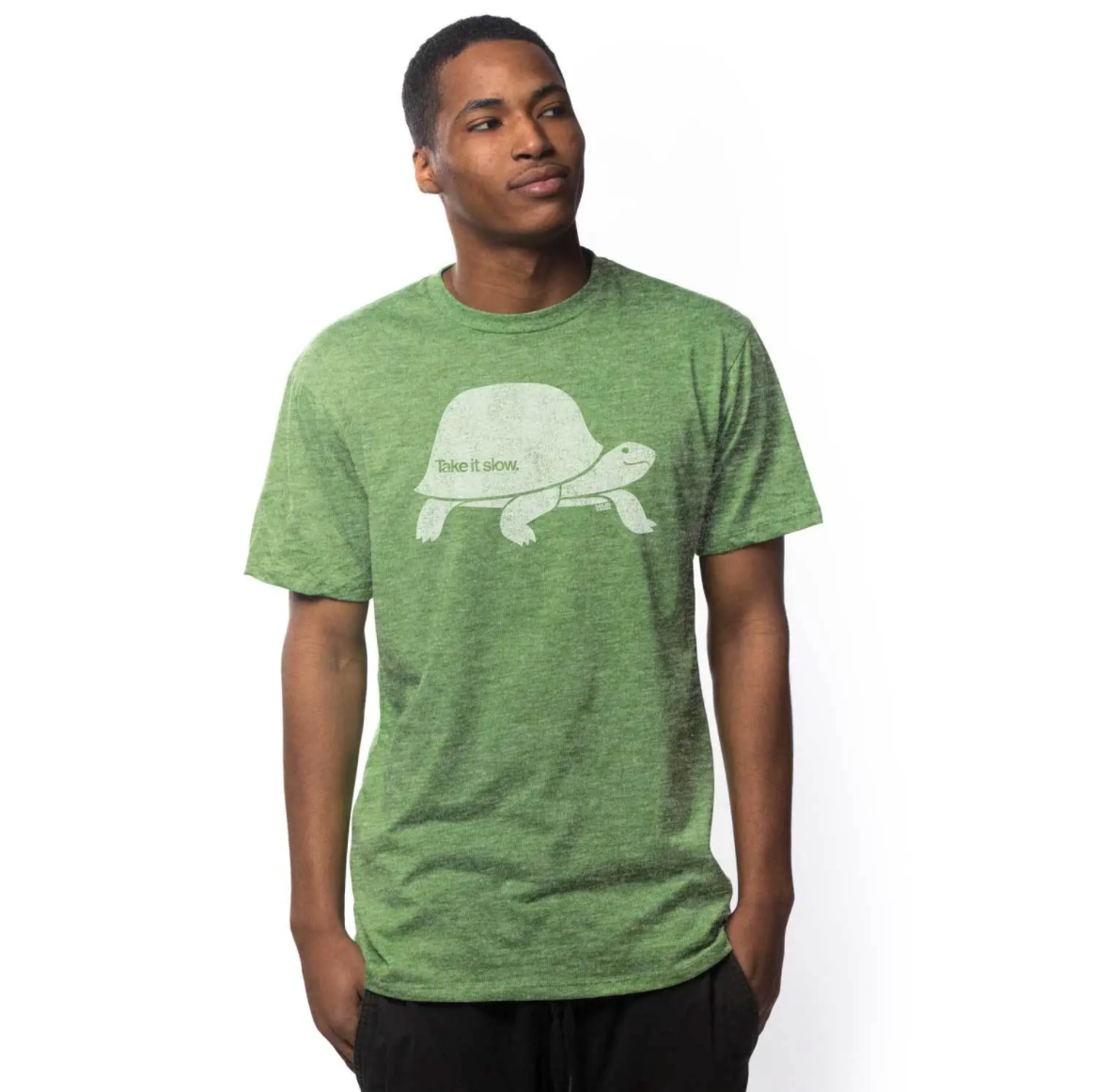 Take It Slow Men's Cotton T-Shirt