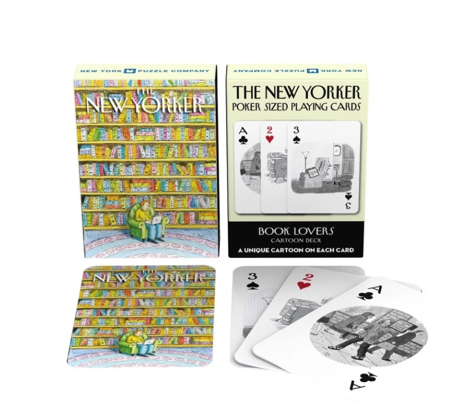 New Yorker Cartoons Playing Cards - Book Lover
