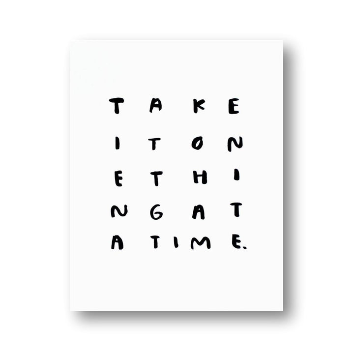 Take One Thing Print - 11x14