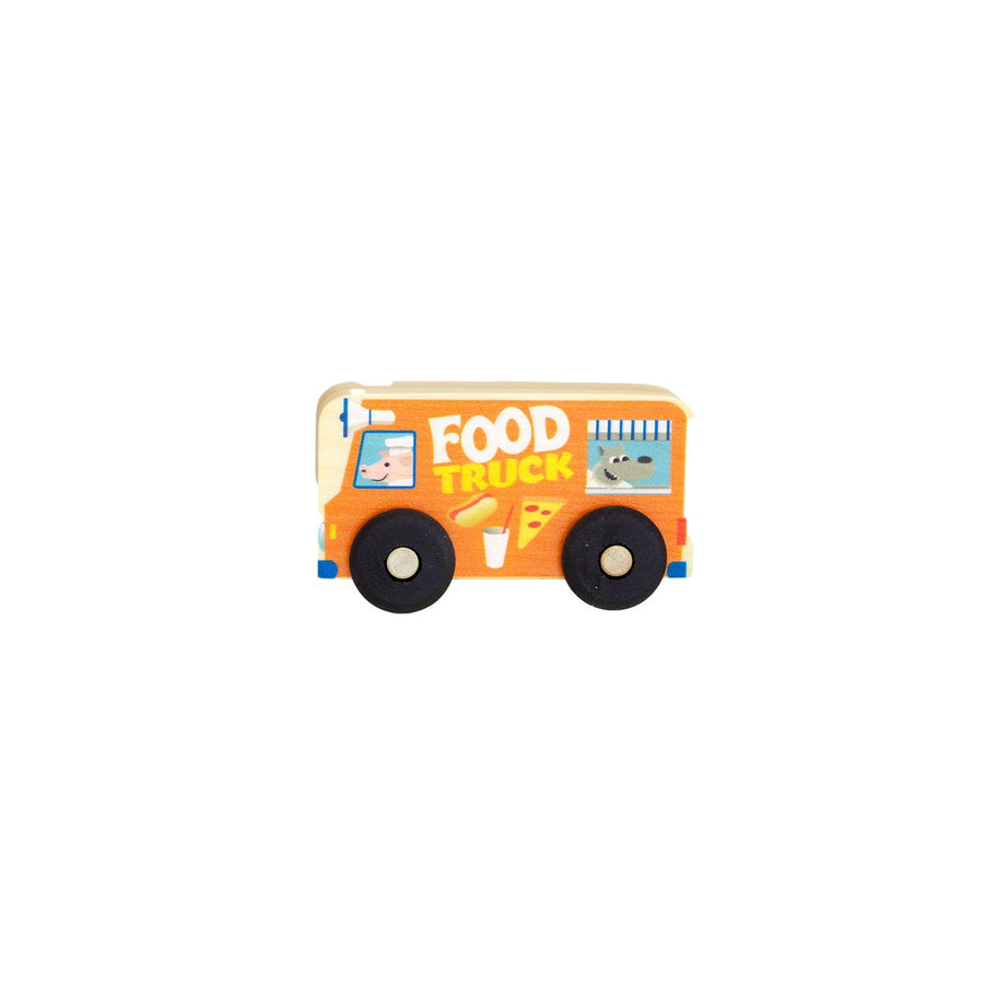 wooden toy food truck