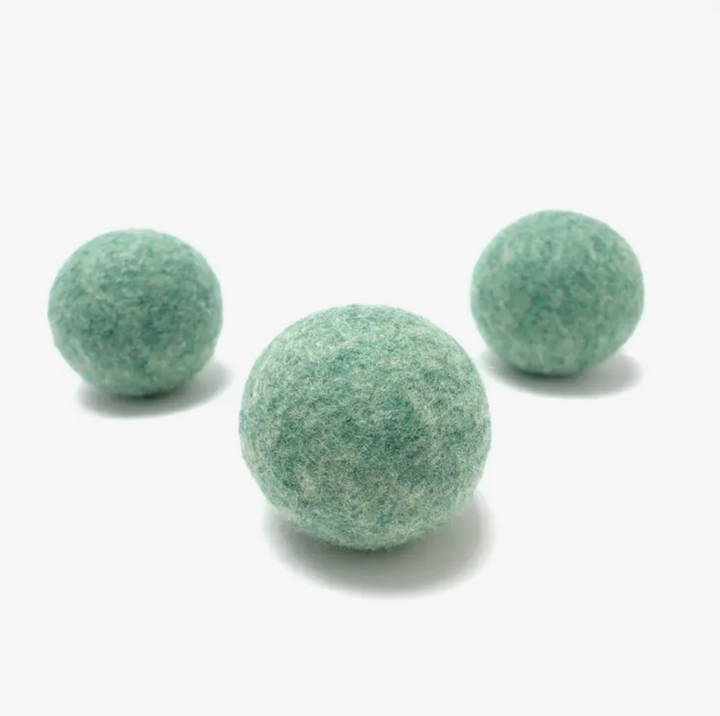 Wool Dryer Balls Pack of 3 - Green