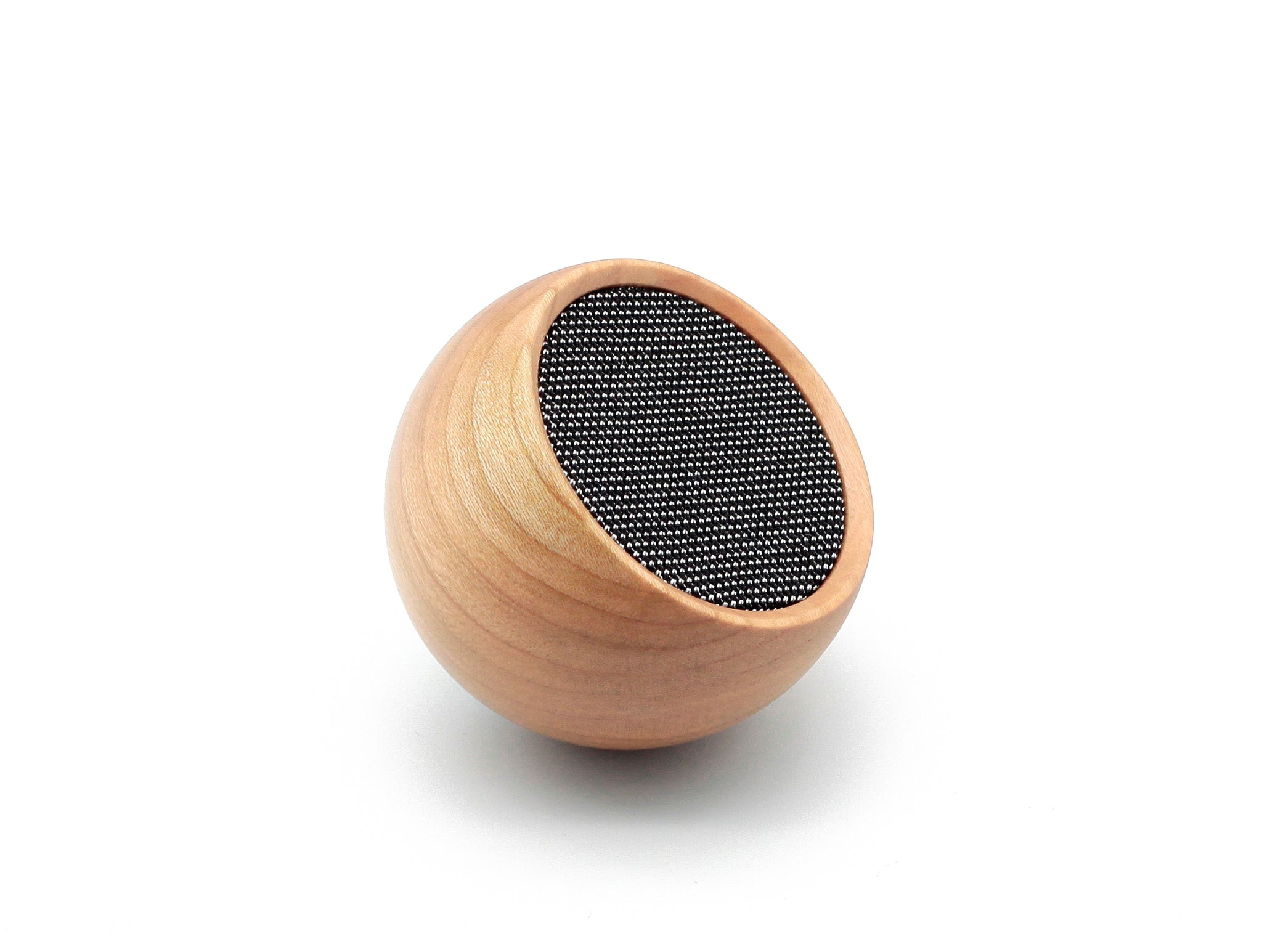 small wooden speakers