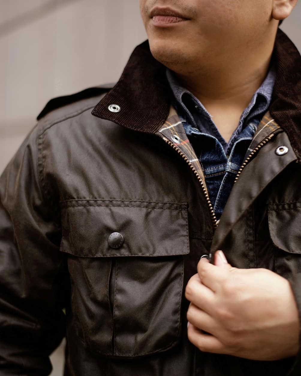 barbour trooper jacket